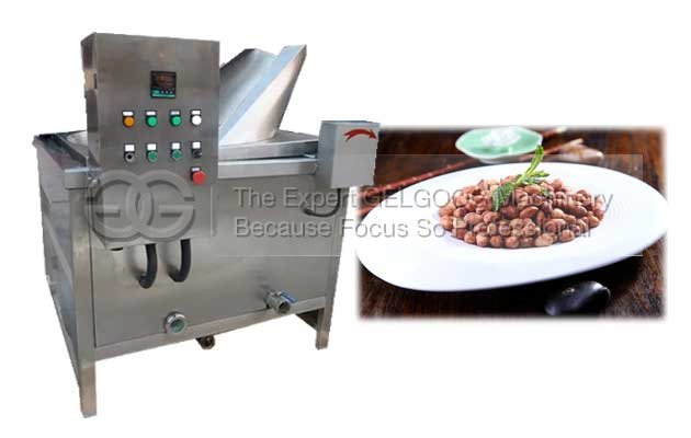 oil-water mixing type frying machine for peanut