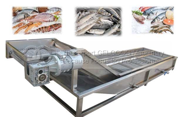 automatic seafood ice glazing machine for sale china supplier