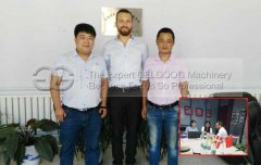 Denmark Customer Vist for Ginger washing and Cutting Processing Line