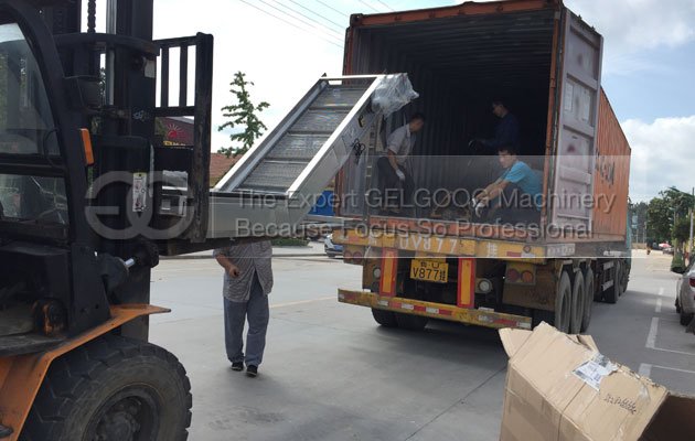 automatic potato chips production line shipped to chile