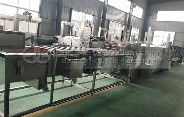 fruit and vegetable washing and air drying machine
