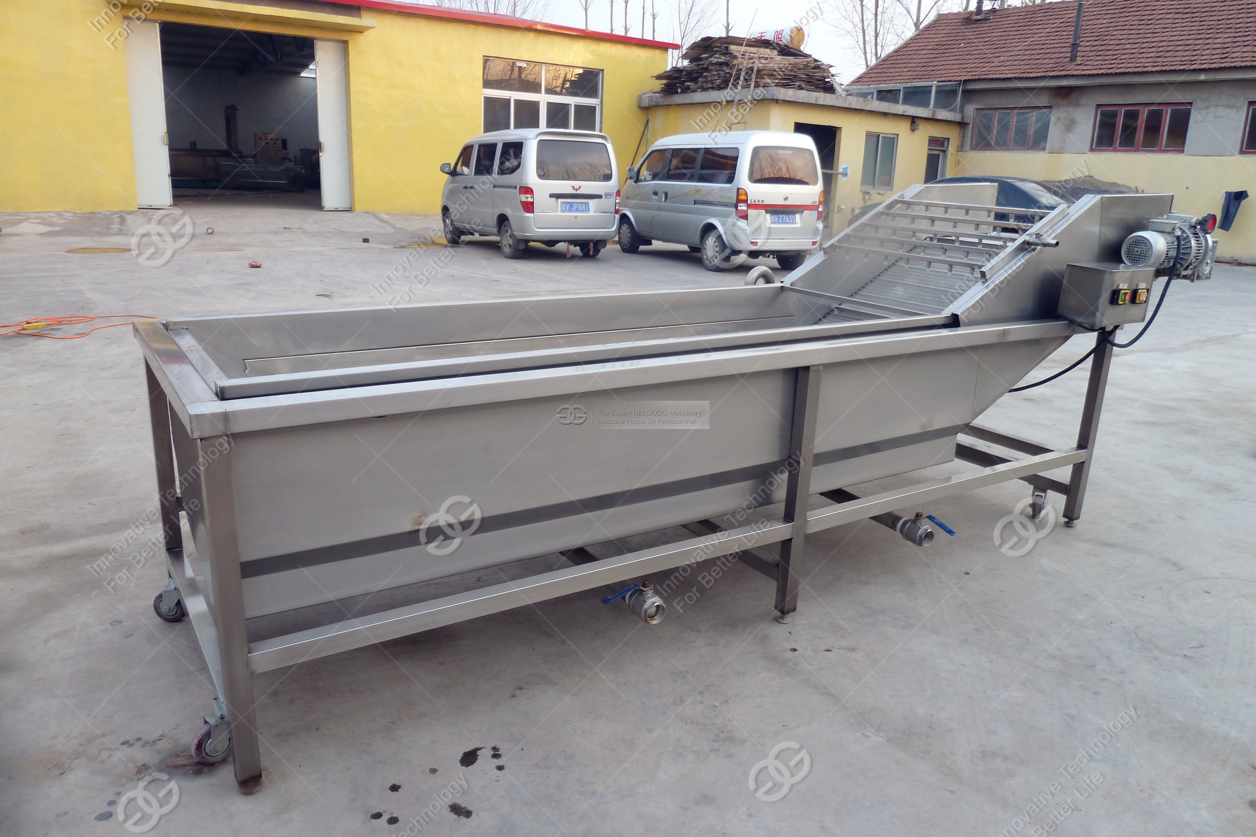 commercial fruit and vegetable washing machine