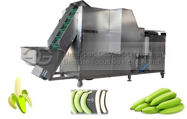 Automatic Green Raw Banana Peeling Machine