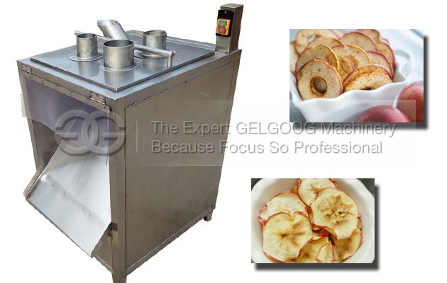 automatic fruit apple chips cutting machine