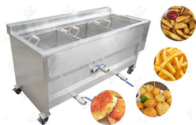 Automatic potato fryer machine