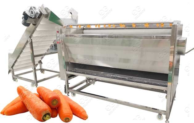 Carrot Washing and Peeling Machine