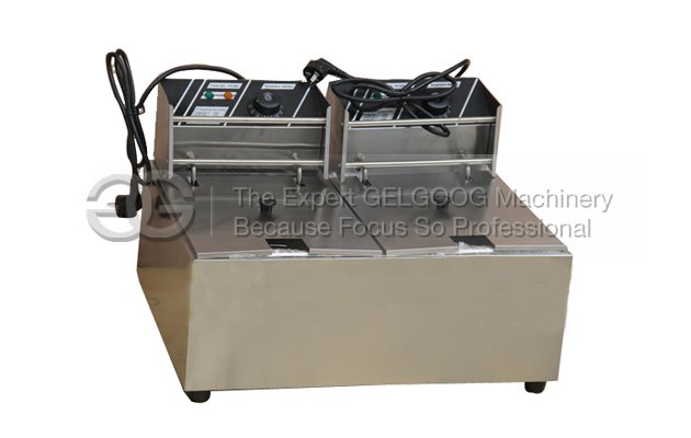 Double Tank Double Baskets Nigerian Chin Chin Frying Machine