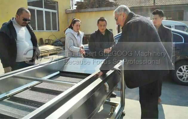 date palm washing cleaning machine