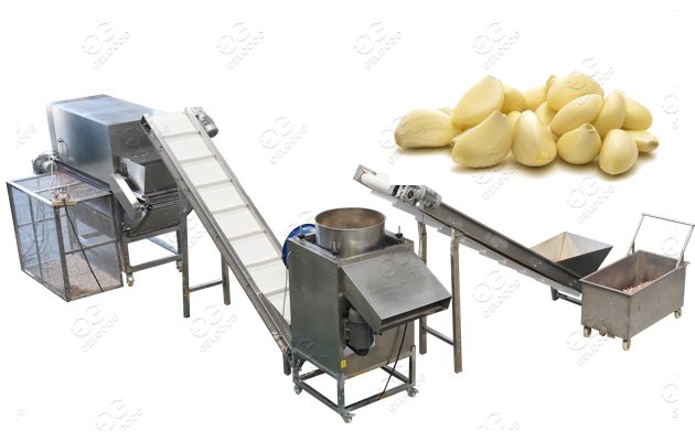 Garlic Separating And Peeling Line