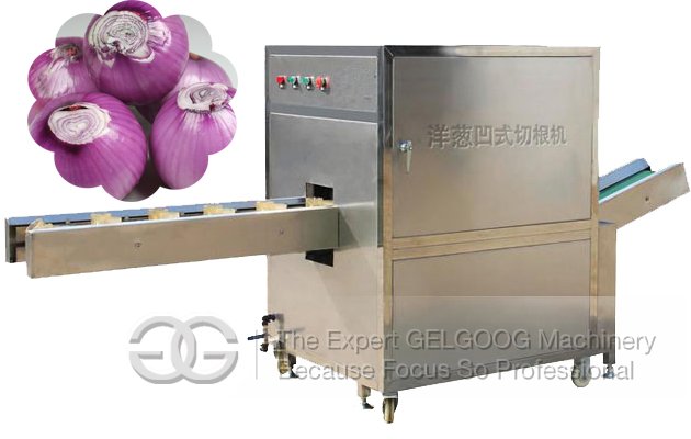 Onion Root Cutting Machine