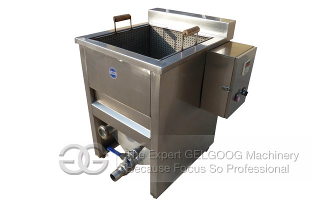 Small Manual Model Water-Oil Mix Fryer Machine