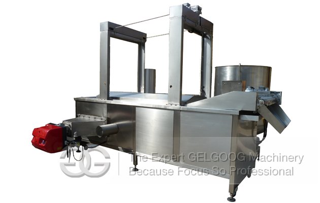 Electric Heating Continuous Fryer Machine|Finger Chips Fryer Machine