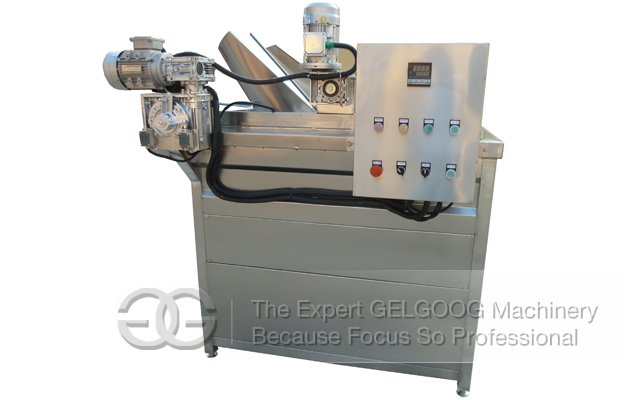 200-300kg/h Deep Fryer Machine|Fish Frying Machine Automatic Gas Heating