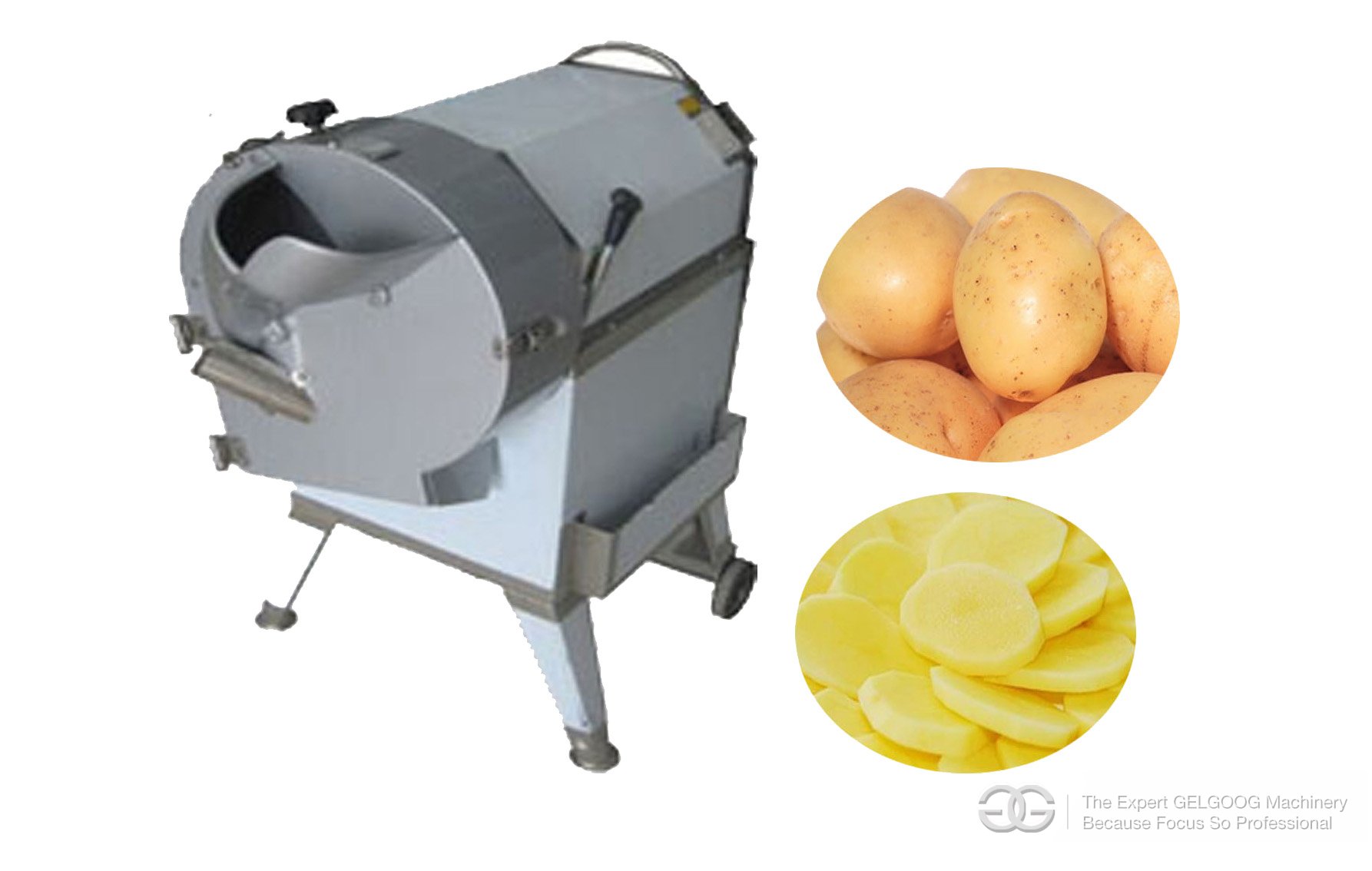 Bulb Type Vegetable Cutting Machine|Root Vegetable Cutting Machine
