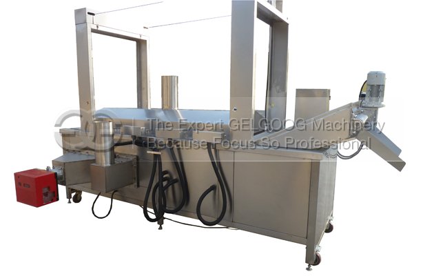Electric Heating Continuous Fryer Machine|Finger Chips Fryer Machine