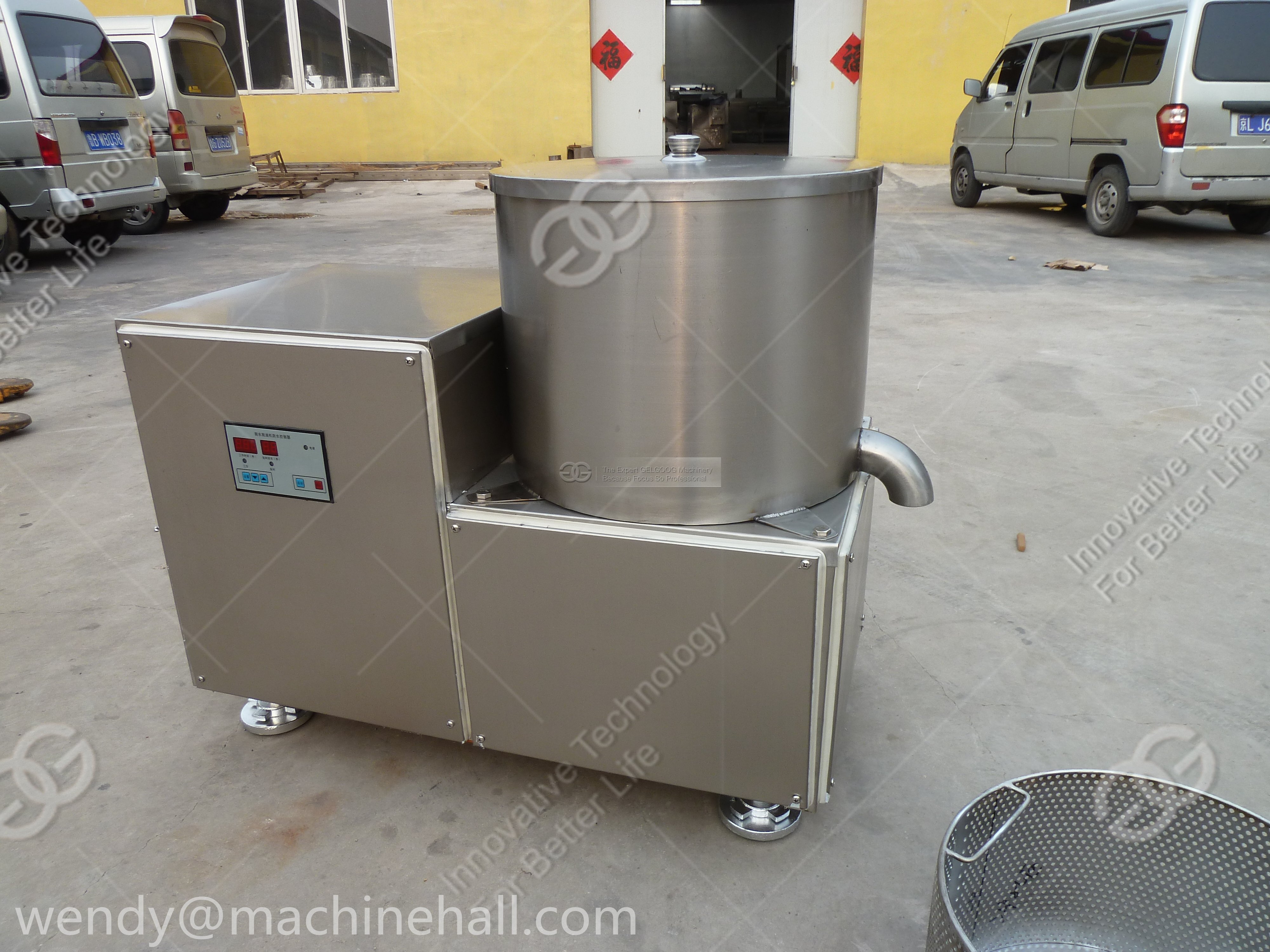 oil separator machine for fried snack food