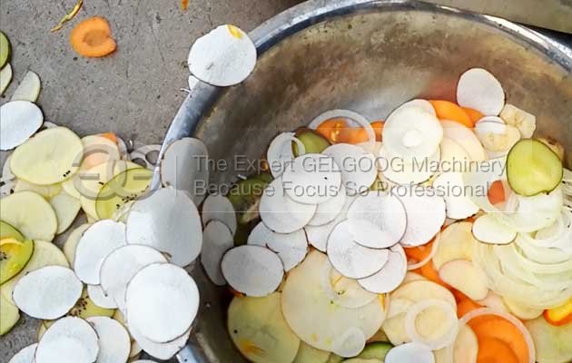 vegetable slicing machine