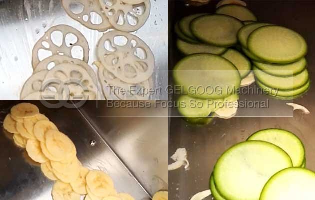 vegetable slicing equipment