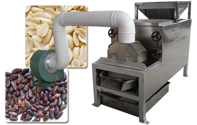 Automatic Cocoa Bean Peeling Machine for Cacao Powder Production