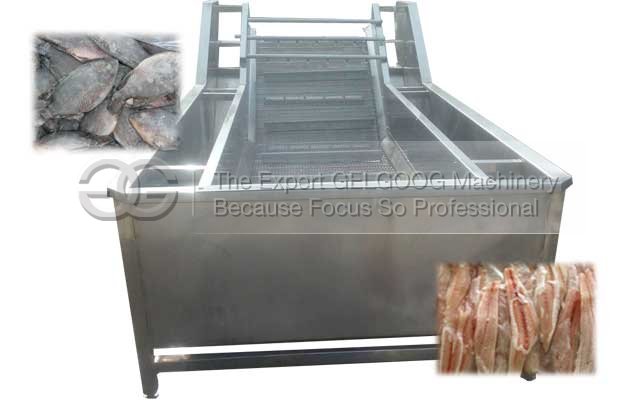 commercial seafood ice glazing machine