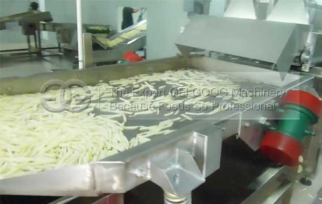 frozen French fries production line