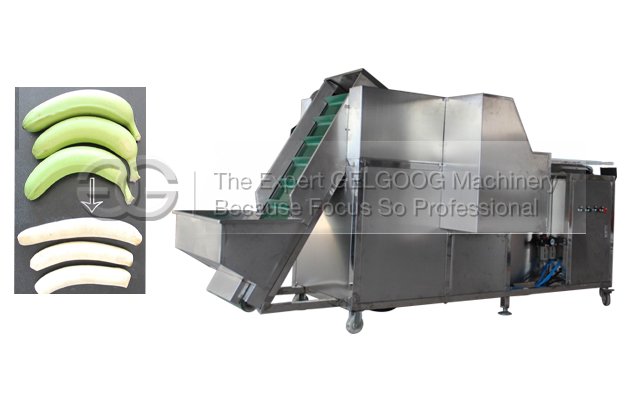 Automatic Green Raw Banana Peeling Machine
