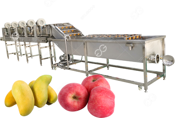 Industrial Fruit and Vegetable Washing Machine For Apple,Spinach