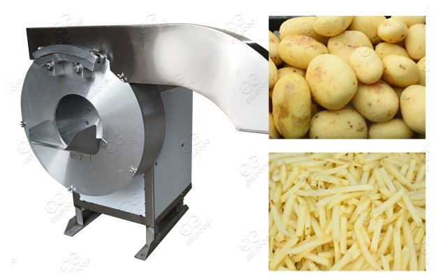 Potato french fries cutting machine