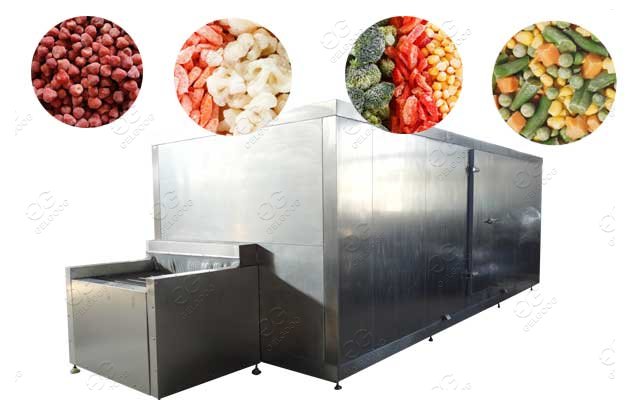 Individual Quick Freezing Machine IQF Fluid Bed Freezer