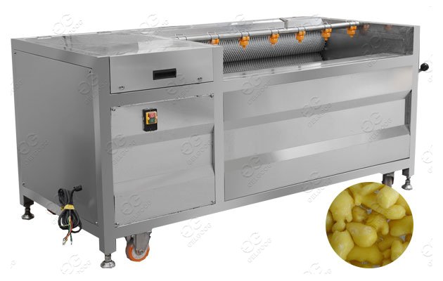 construction of ginger peeling machine