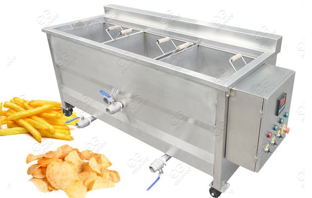 Potato Frying Machine/ Potato Ball Cakes Frying Pan/Potato Wedges Fryer