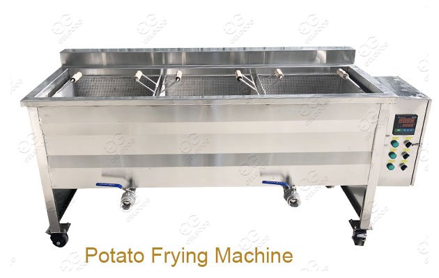 Potato Frying Machine/ Potato Ball Cakes Frying Pan/Potato Wedges Fryer