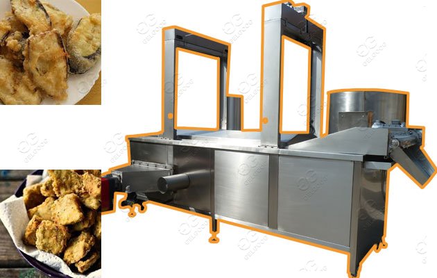 Aubergine Frying Machine Eggplant Frying Line