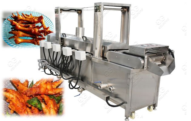 Fried Chicken Feet Frying Machine Chicken Paws Frying Line