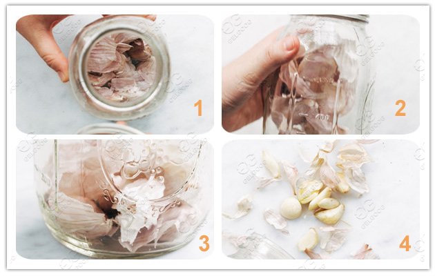 how to peel garlic fast