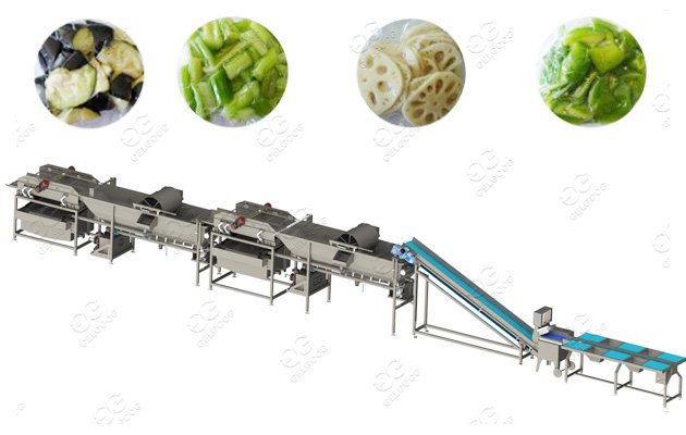vegetable salad washing and cutting processing line for sale