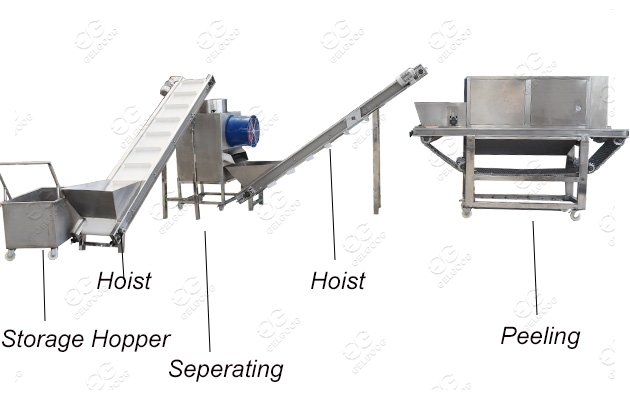 garlic peeling machine automatic