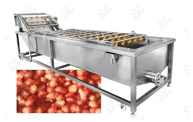 pomegranate seeds washing machine video