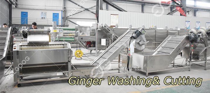 ginger powder making processing flow chart