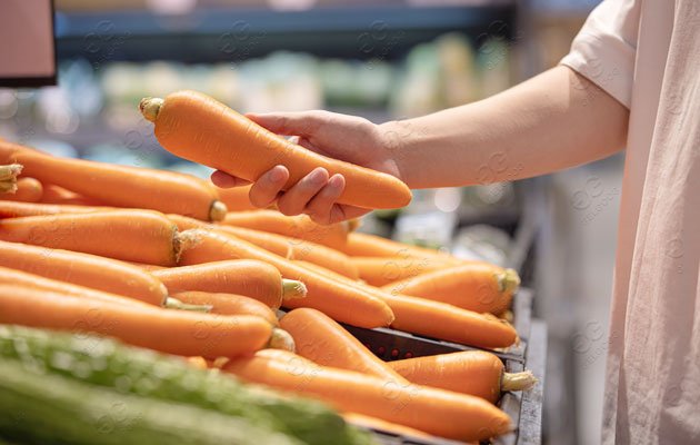 washed carrot processing