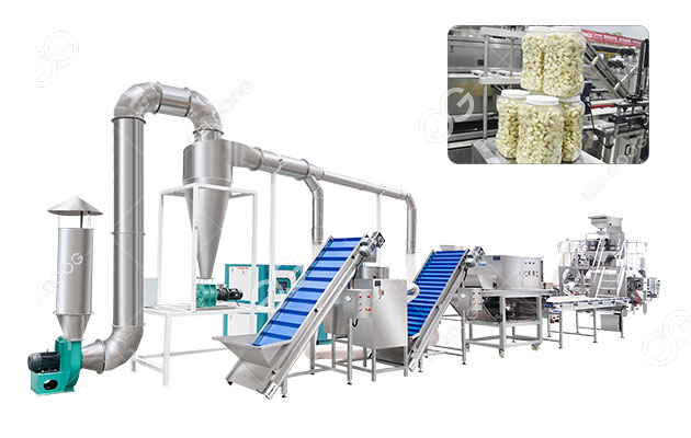 Fully Automatic Garlic Peeling Processing Plant 1000kg/h